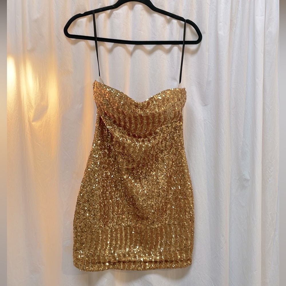 Ark & Co. strapless mini dress